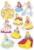 Schmucketikett Prinzessinnen 27 Stück