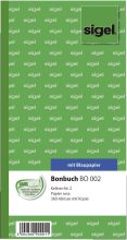 Bonbuch 10,5x20cm 2fach eosin