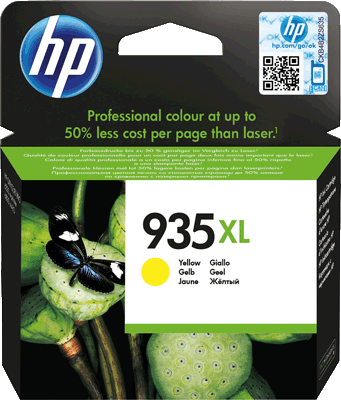 HP Tintenpatrone C2P26AE 935XL gelb 825 Blatt gelb HP Officejet Pro 6230 ePrinter, HP Officejet Pro 6830 eAIO