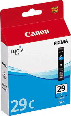 Canon Tintenpatrone/PGI29C cyan Inhalt 36ml 1.940 Blatt 4873B001 PIXMA PRO-1