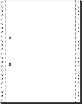 Computerpapier endlos/ 12`x240mm A4h blanko LP,AHL 80g/qm 