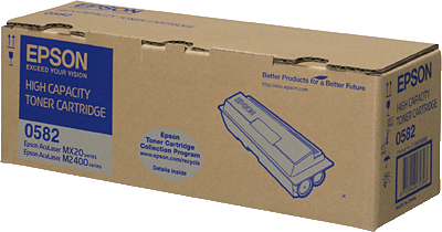 EPSON Lasertoner/S050582 schwarz 8.000 Blatt AcuLaser MX20DN, MX20DNF, MX20DTN, MX20DTNF, M2400D, M2400DN, M2400DT, M240DTN