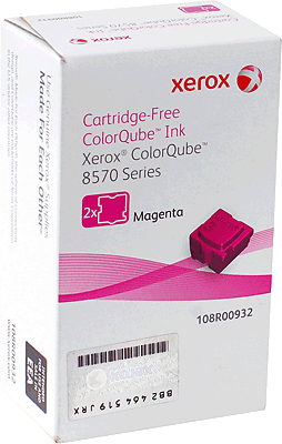 xerox Tintenpatrone/108R00932 magenta Inhalt 2 Stück 4.400 Blatt ColorQube 8570