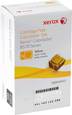 xerox Tintenpatrone/108R00933 yellow Inhalt 2 Stück 4.400 Blatt ColorQube 8570