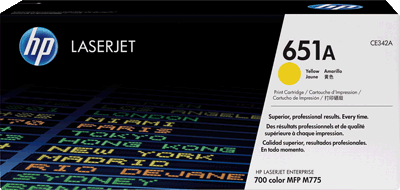 hp Toner CE342A 651A gelb 16.000 Blatt gelb LaserJet Enterprise 700 color MFP M775 Series