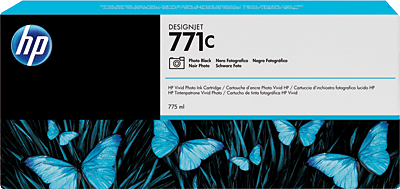 hp Tintenpatrone B6Y13A, schwarz foto/B6Y13A 755 ml 771C Designjet Z6200