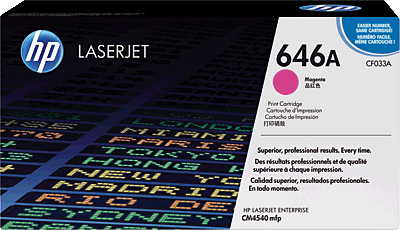 hp Lasertoner/CF033A magenta 12.500 Blatt 646A Color LaserJet CM4540 MFP