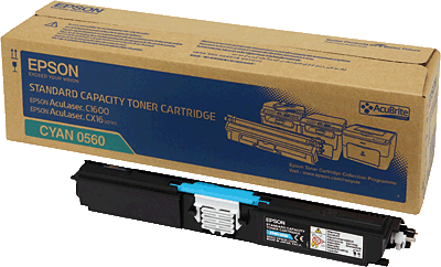 EPSON Lasertoner/S050560 cyan 1.600 Blatt AcuLaser C1600, CX16, CX16DNF, CX16DTNF, CX16NF