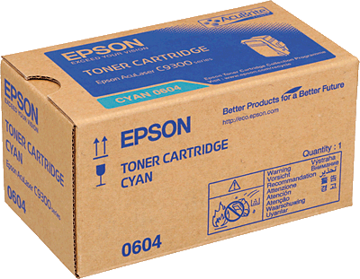 EPSON Lasertoner/S050604 cyan 7.500 Blatt AcuLaser C9300N, C9300D2TN, C9300D3TNC, C9300DN, C9300DTN, C9300TN