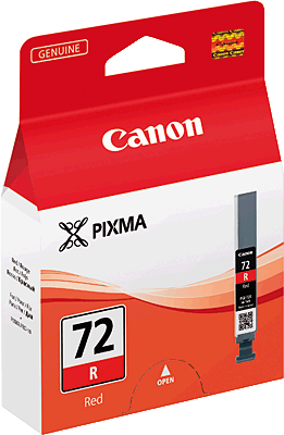 Canon Tintenpatrone/PGI72R rot Inhalt 14ml 140 Blatt 6410B001 PIXMA PRO-10