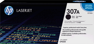 hp Toner CE740A 307A sw 7.000 Blatt schwarz Color LaserJet CP5225 Serie