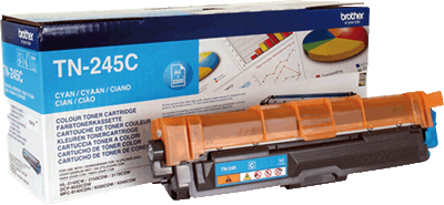 brother Lasertoner TN245C cyan 2.200 Blatt cyan DCP-7010, -7010L, -7025, Fax-2820, -2920, HL-2030, -2040, -2070N, MFC-7420, -7820N, -7225N