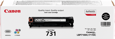 Canon Lasertoner 731BK 6272B002 sw 1.400 Blatt schwarz i-SENSYS LBP7100Cn, LBP7110Cw, MF8230Cn , MF8280Cw