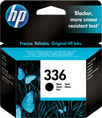 hp Tintenpatrone C9362EE 336 schwarz 210 Blatt schwarz Deskjet 5440, D4160, Officejet 6310, 6315, Photosmart 2570, 2575, 2710, 7850, C3170, C3180, C3175, C3190, D5160, PSC 1507, 1510, 1510s