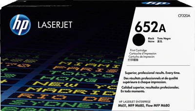 hp Toner CF320A 652A schwarz 11.500 Blatt schwarz Color LaserJet Enterprise M651,MFP, M680