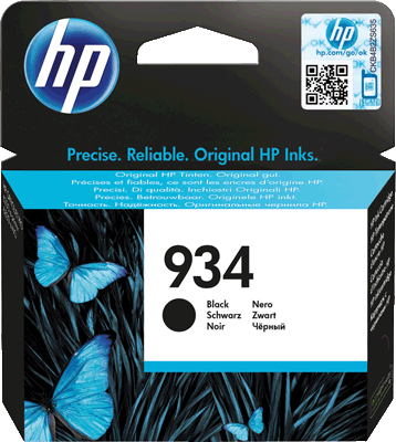 HP Tintenpatrone C2P19AE 934 schwarz 400 Blatt schwarz HP Officejet Pro 6230 ePrinter, HP Officejet Pro 6830 eAIO