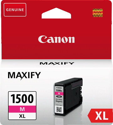 Canon Titenpatr. PG1500XL. 9194B001 mag. 780 Blatt magenta MAXIFY MB2050, MB2350