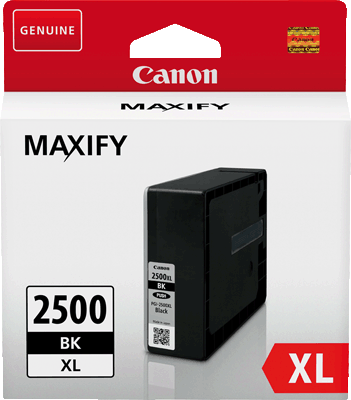 Canon Tintenpatr. PGI2500XL. 9254B001 sw 2.500 Blatt schwarz MAXIFY iB4050, MB5050, MB5350