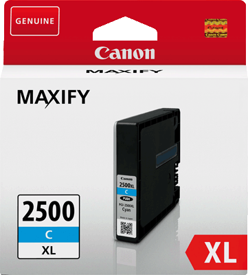 canon PGI 2500XLC Tintenpatr. 9265B001 cyan 1.520 Blatt cyan MAXIFY iB4050, MB5050, MB5350