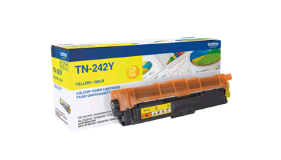 Brother Lasertoner TN242 gelb 1.400 Blatt gelb HL-2240, -2240D, -2250DN, -2270DW, DCP-7060D, -7065DN, -7070DW, MFC-7360N, -7460DN, -7860DW