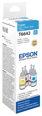 EPSON Tintenflasche C13T664240 cyan L355, L555