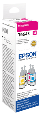 EPSON Tintenflasche C13T664340 magenta L355, L555