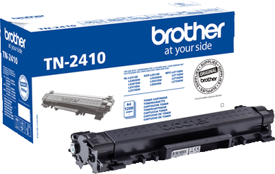 Brother Lasertoner TN-2410. schwarz 1.200 Blatt schwarz