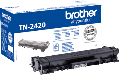 Brother Lasertoner TN-2420. schwarz 3000 Blatt schwarz