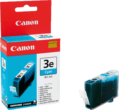 Canon Tintenpatrone BCI6EC 4706A002 cyan 280 Blatt cyan BJC 8200, i860, i900D, i9100, i950, i960, i9900, PIXMA iP4000, iP4000R, iP5000, iP6000D, iP8500, MP750, 760, 780, S800, S820, S820D, S830D, S9