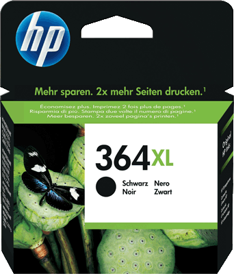 Hp Tintenpatrone CN684EE 364XL schwarz 550 Blatt schwarz Deskjet 3070A, 3520 e-AIO, Officejet e-AIO 4620, 4622, Photosmart B010a, B109a, B109d, B1009f, B8550, C5324, C5380, C6324, C6380, D5460, e