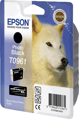 Epson Tintenpatro T09614010 T0961 sw schwarz Foto Stylus Photo R2880
