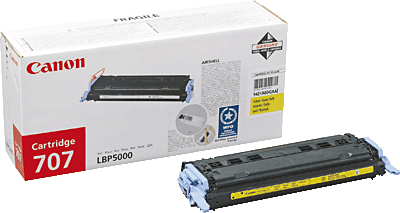 Canon Lasertoner/707Y yellow 2.000 Blatt 9421A004 i-SENSYS LBP5000, LBP5100