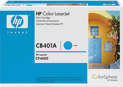 hp Toner CB401A 642A cyan 7.500 Blatt cyan Color LaserJet CP4005