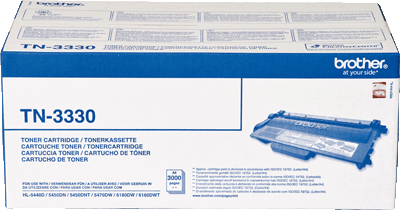 Brother Lasertoner TN3330 schwarz 3.000 Blatt schwarz