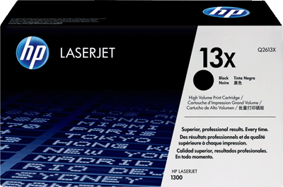 hp Toner Q2613X 13X schwarz 4.000 Blatt schwarz LaserJet 1300