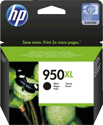 hp Tintenpatrone CN045AE 950XL schwarz 2.300 Blatt schwarz Officejet Pro 251fw, 276fw, 8100 e-Printer (N811a), 8600 E-AIO, 8600 Plus e-AIO