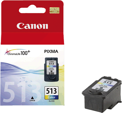 Canon Tintenpatrone CL513 2971B001 3farb 349 Blatt 3-farbig (cyan, magenta, gelb) PIXMA iP2700, MP230, MP240, MP260,MX320, MX330