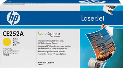 HP Toner CE252A 504A gelb 7.000 Blatt gelb Color LaserJet CM3530 mfp, CP3525