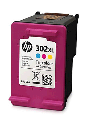 hp Tintenpatrone F6U67AE 302XL 3-farbig 330 Blatt 3-farbig (cyan, magenta, gelb) DeskJet 1110, DeskJet 2130, DeskJet 3630, OfficeJet 3830, OfficeJet 4650, ENVY 4520