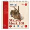 Skizzenblock Quart 20x20cm 100BL weiß