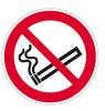 Rauchen verboten ISO 7010, Folie