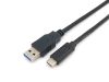 USB 3.2 Gen 1x1 Type-A to C, M/M , 2.0m