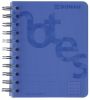 Collegeblock PP Cover A6 kariert blau