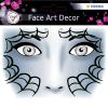 Sticker Face Art Spider