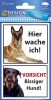 Sticker Warnung Bissiger Hund