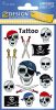 Tattoo Piraten-Totenkopf fbg.