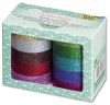 Klebeband Glitter 10er-Set sortiert