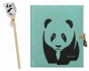Tagebuch Panda mit Stift Save me mint