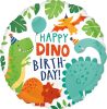 Folienballon Dinosaurier Happy Birthday