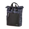 Rucksack Roll Top blue camouflage